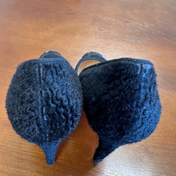 Christian Louboutin Maggie pony hair pump Size 38 Made in Italy Black on Black - Picture 8 of 16